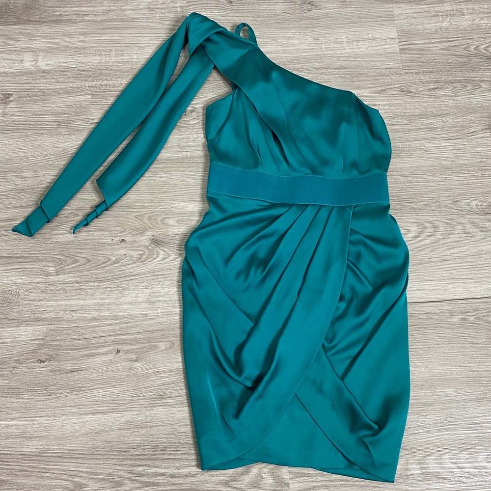 Aqua Cocktail Dress - Picture 5 of 12